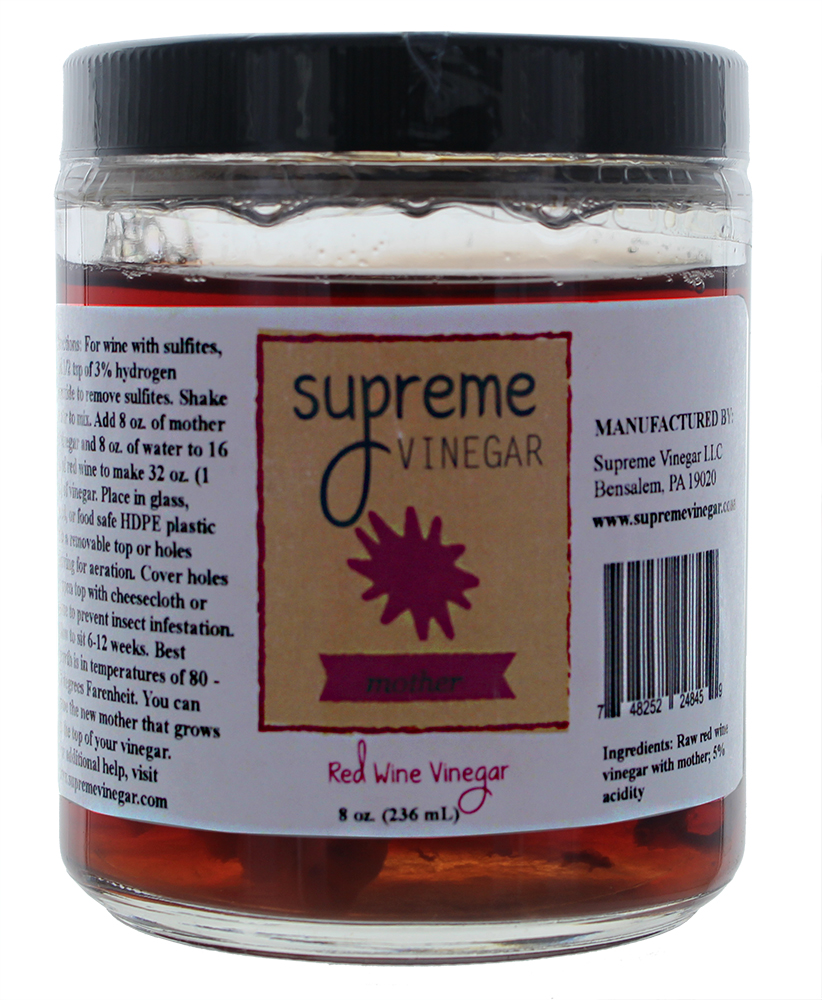 Supreme Red Wine Mother of Vinegar (8 oz) 748252248459 eBay